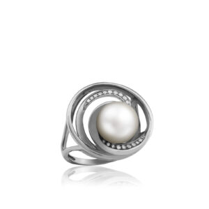 Pearl Wave Ring 15mm