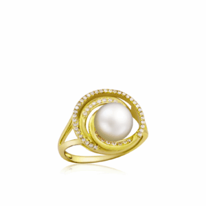 Pearl Deluxe Wave Ring 15mm