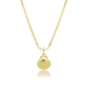 Sunrise Seashell Pendant