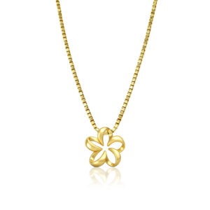 Floating Plumeria Pendant 10mm