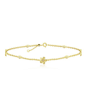 Plumeria Link Bracelet